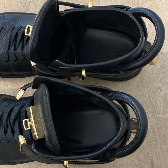 Buscemi black leather sneaker - Picture 6 of 10
